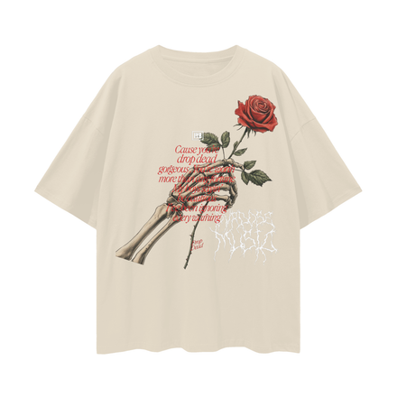 Oversize Deep Drop Shoulder Tee - 190 GSM