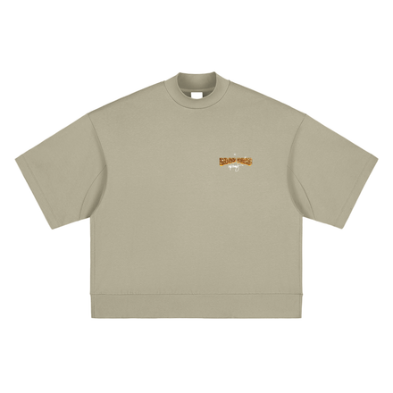 Heavyweight Oversized Mock Neck T-shirt