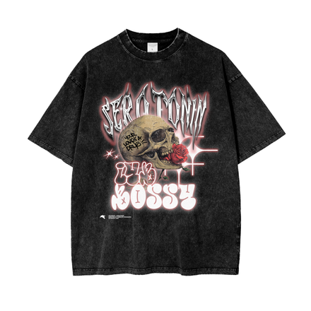 SEROTONIN OVRSIZED VINTAGE WASH T-SHIRT